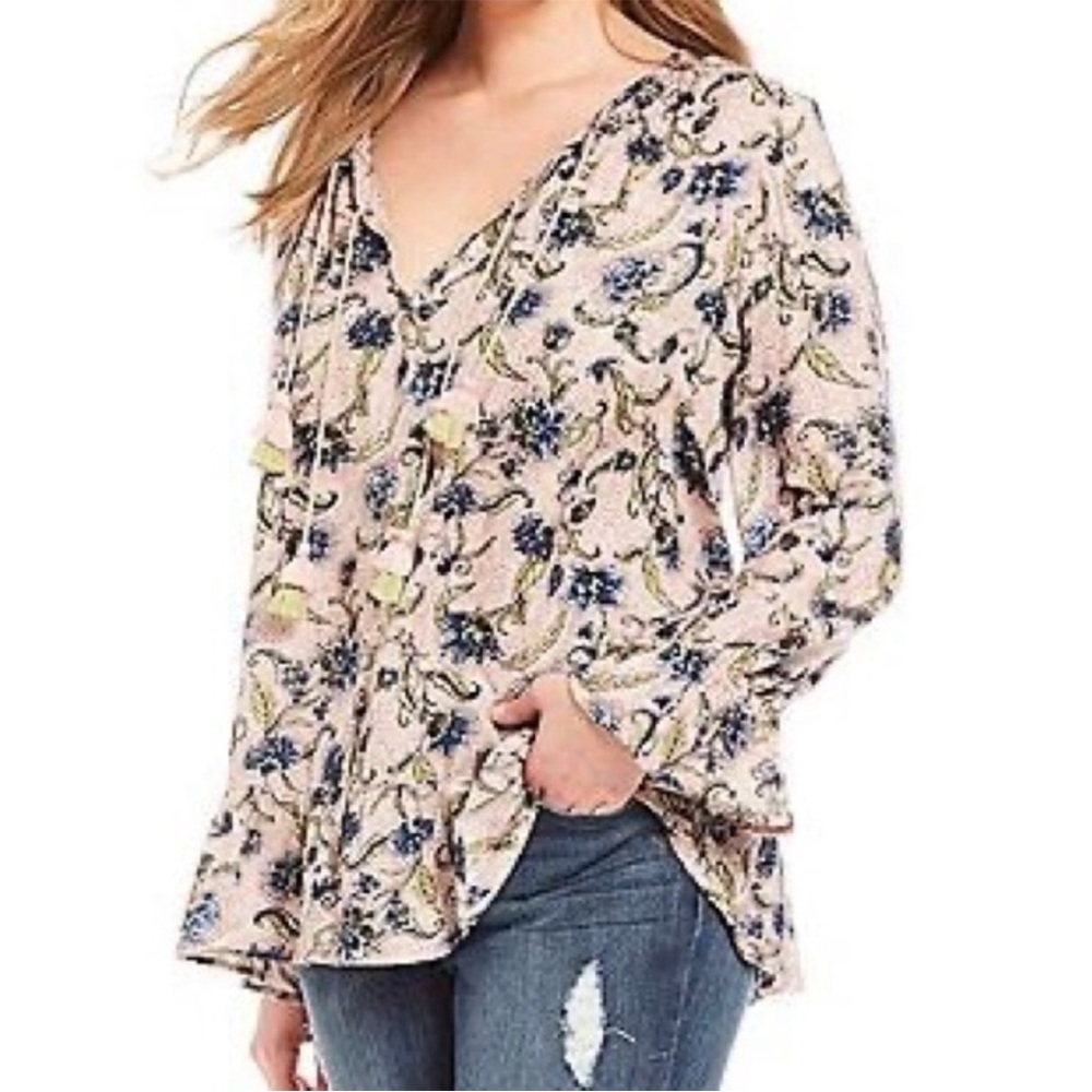 Jessica Simpson Floral Boho Top
